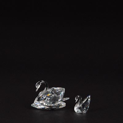 Cigni (cristallo Swarovski, serie “Beauties of the Lake”)