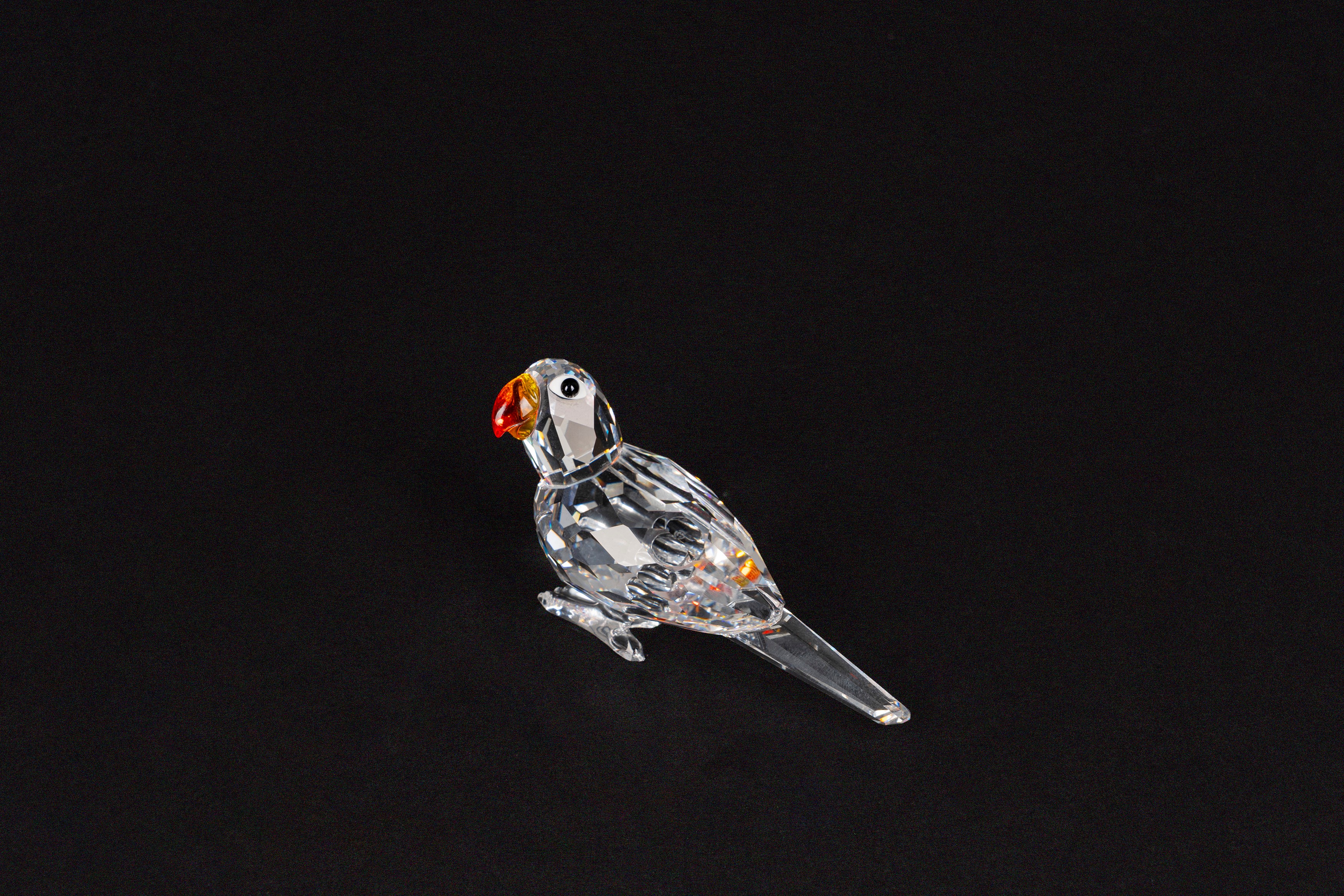 Swarovski - Pappagallo in cristallo della serie “Feathered Beauties”