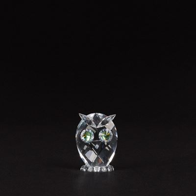 Gufetto in cristallo Swarovski della serie “Woodland Friends” (010014)