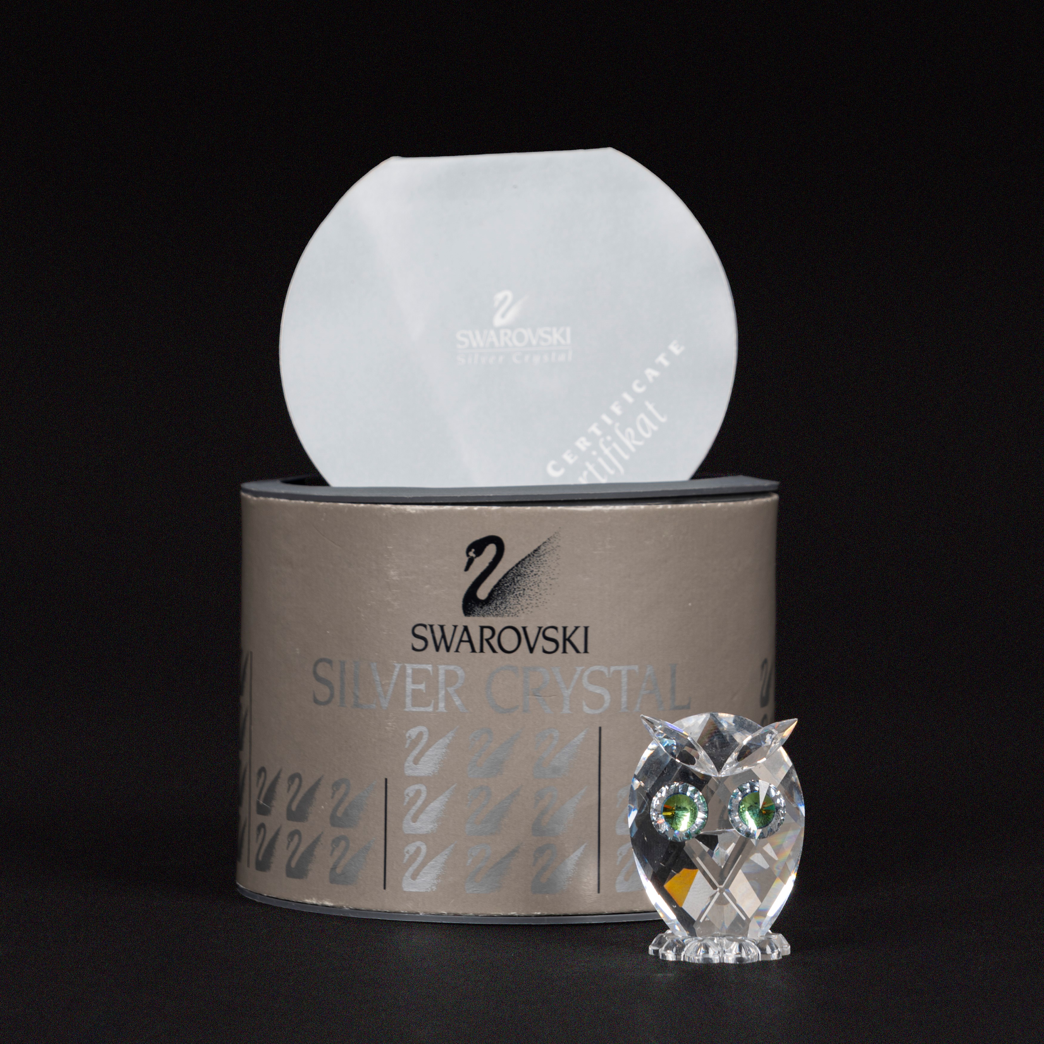 Gufetto in cristallo Swarovski della serie “Woodland Friends” (010014)
