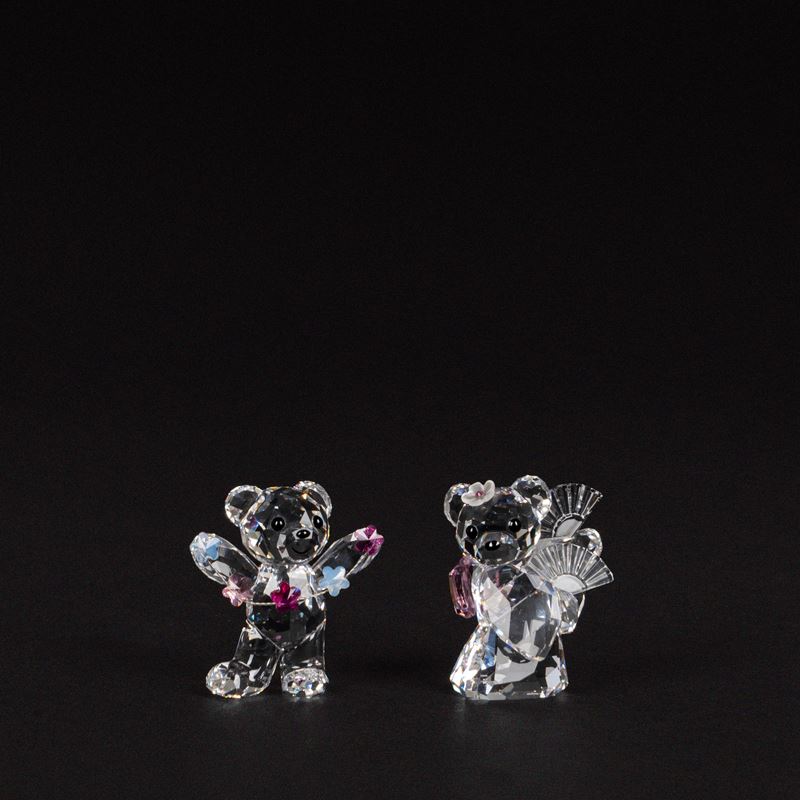 Swarovski - Orsetti “Kimiko” e “Flowers for you” in cristallo della Kris Bear collection e Lovlot...