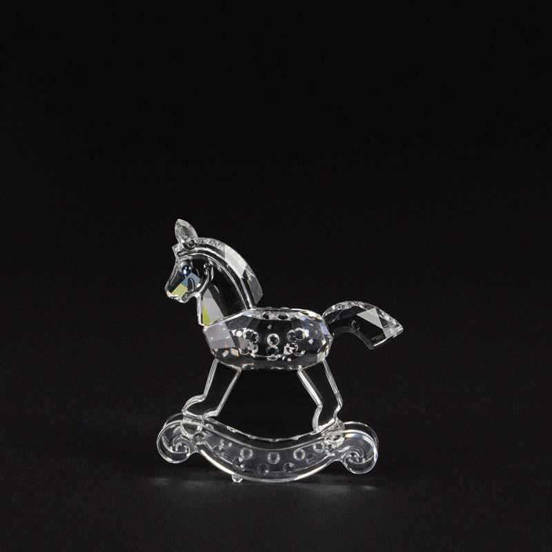 Swarovski - Cavallino a dondolo in cristallo della serie “When we were Young”