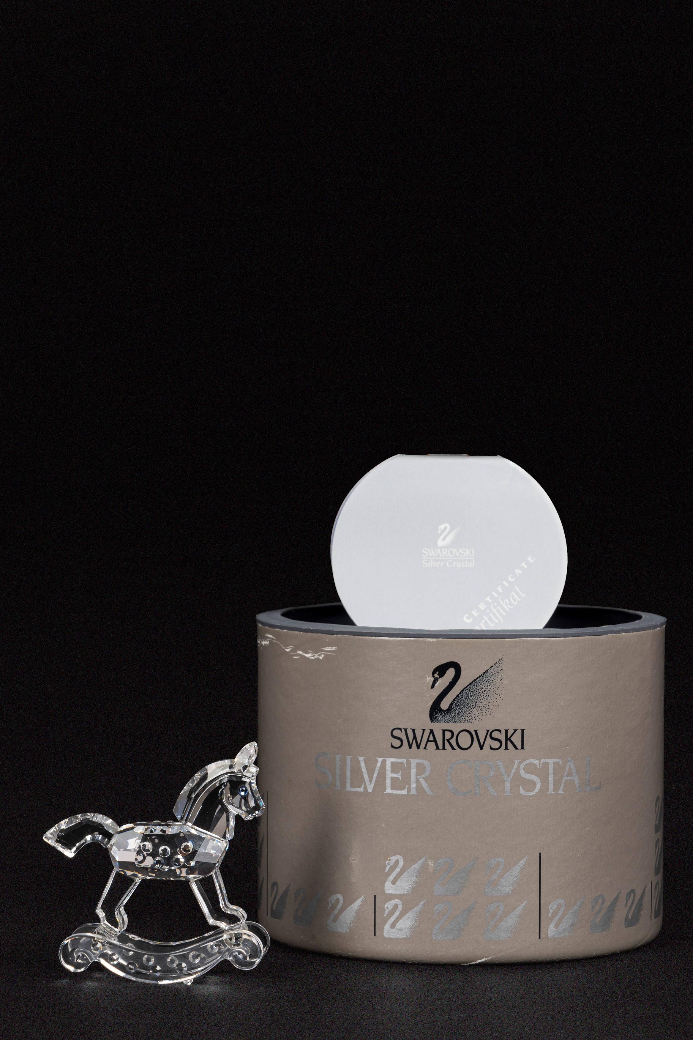Swarovski - Cavallino a dondolo in cristallo della serie “When we were Young”