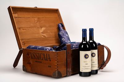 Sassicaia – cofanetto originale con 12 bottiglie (BT), 2005