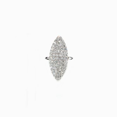 Anello in Oro e Diamanti in Oro Bianco,