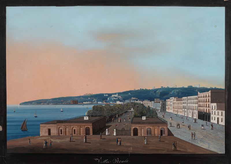 Scuola Napoletana del XX Secolo - Villa Reale a Napoli