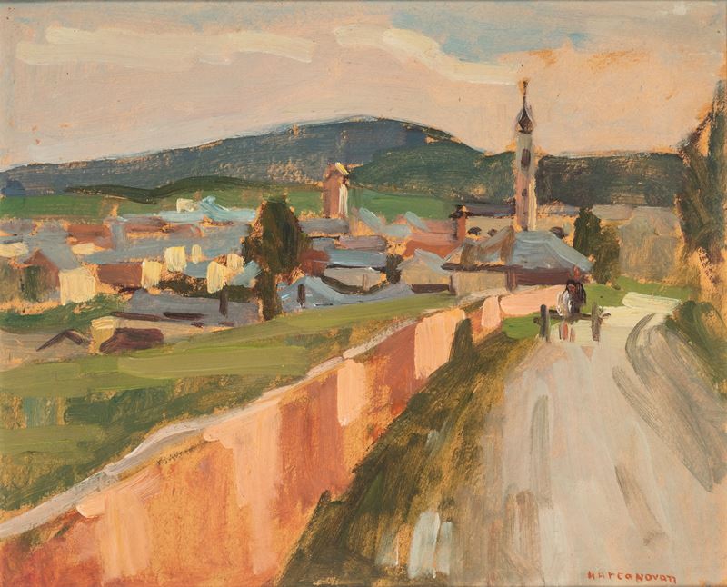 Marco Novati - Asiago, olio su compensato
