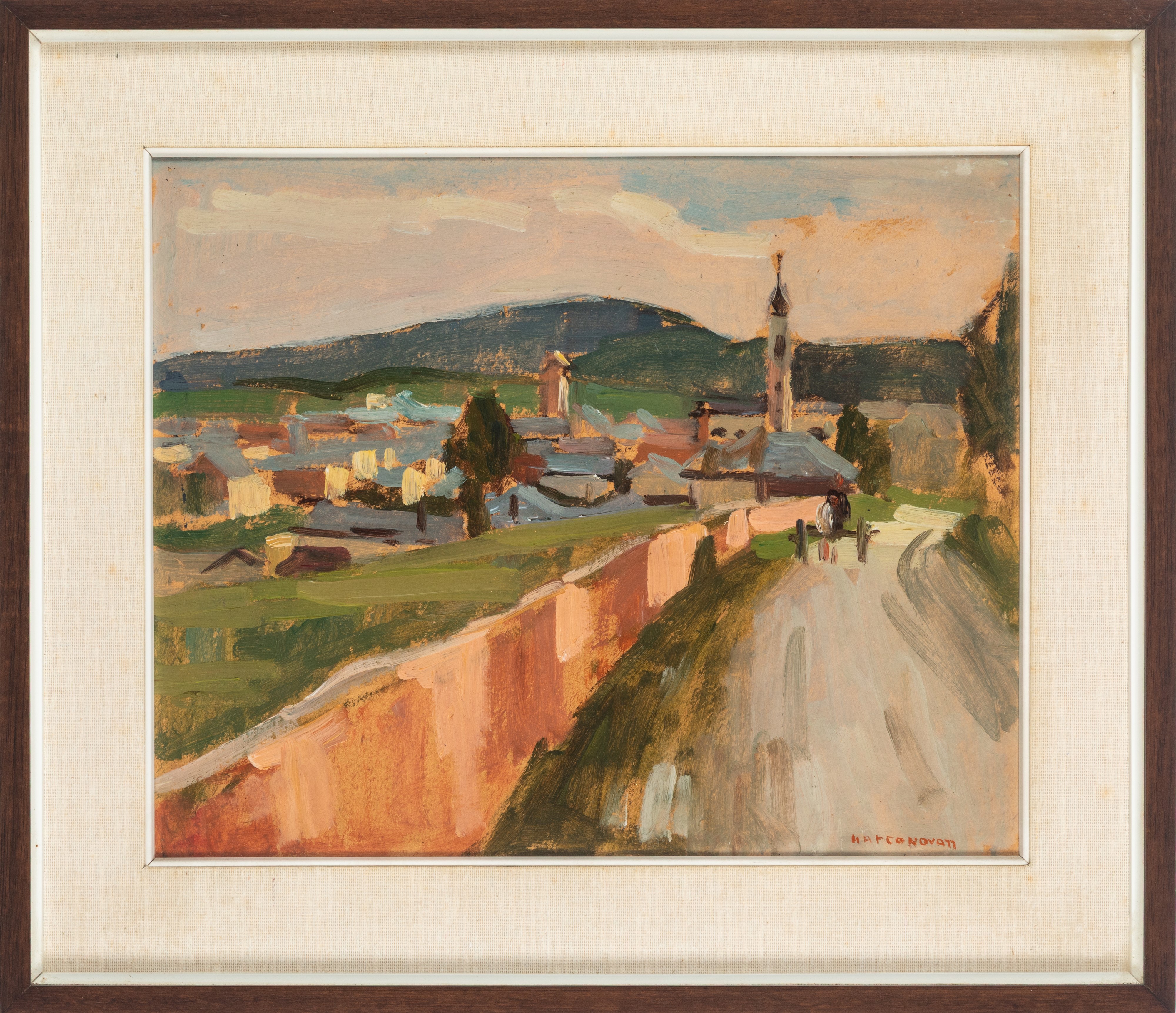 Marco Novati - Asiago, olio su compensato