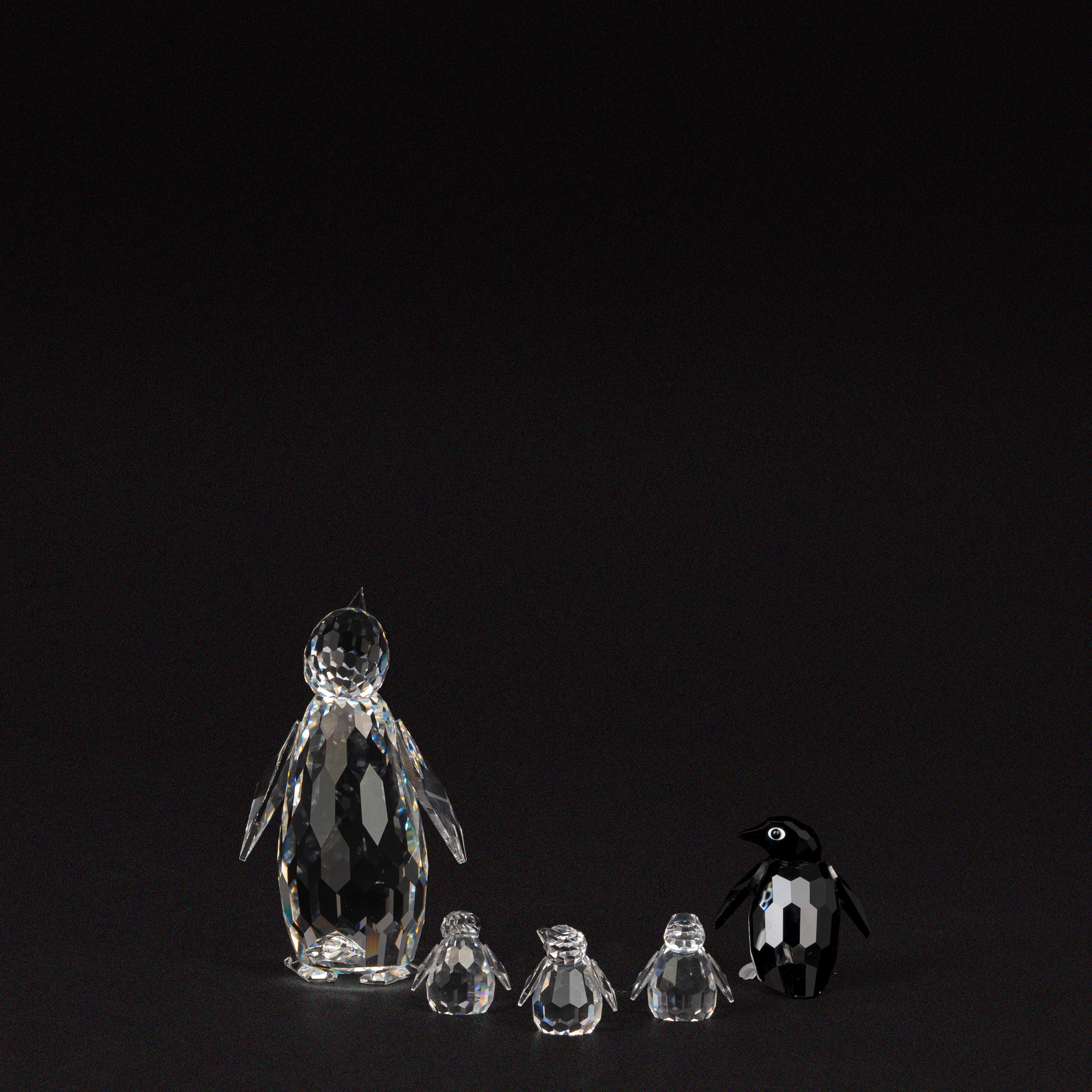 Swarovski - Famiglia di pinguini