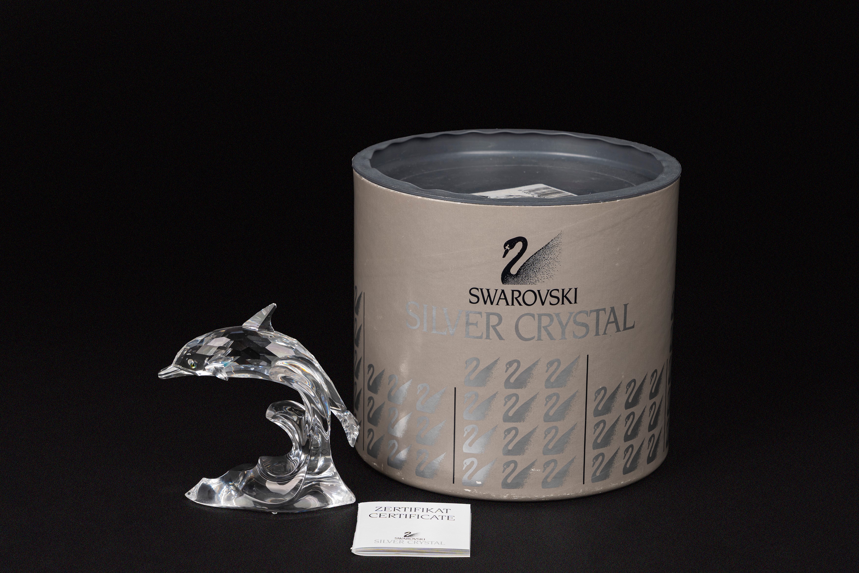 Swarovski - Delfino in cristallo della serie “South Sea grouping/Aquatic Worlds” (n. 190365)