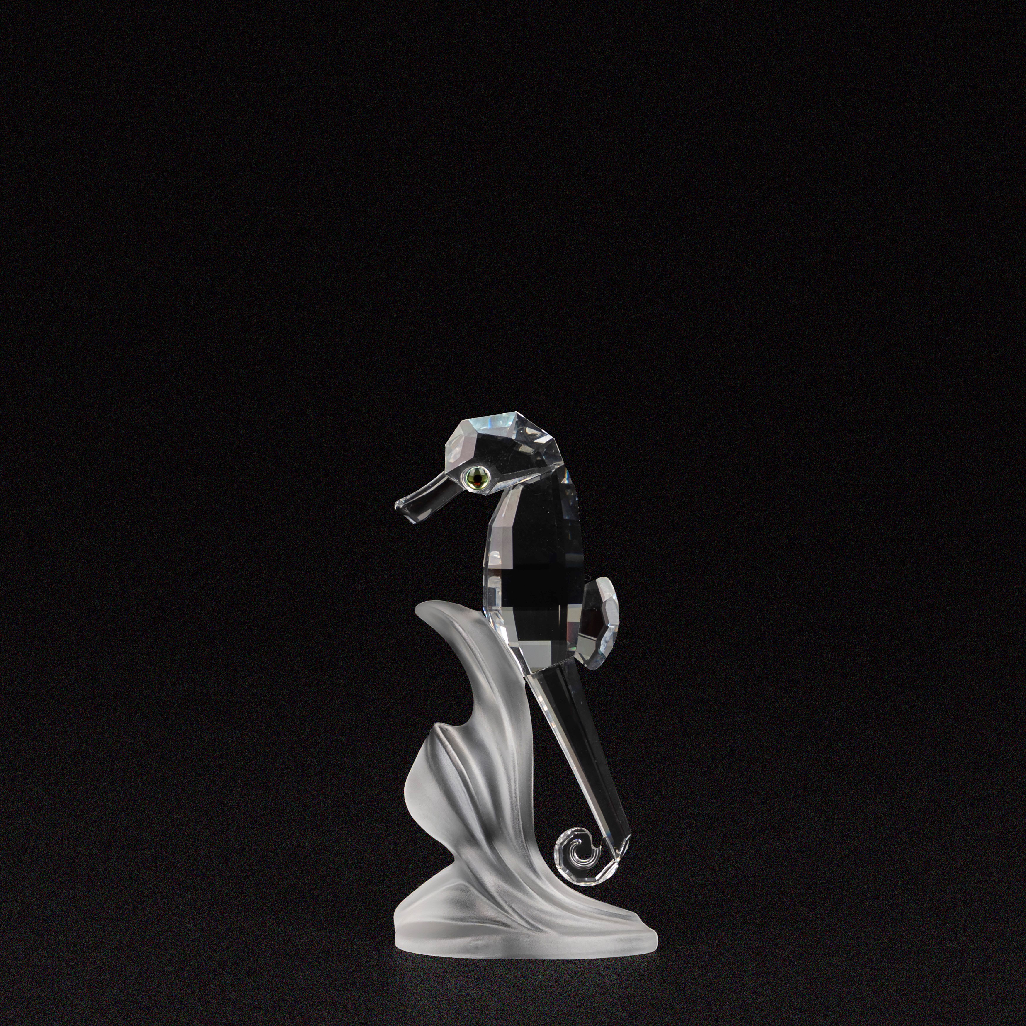 Swarovski - Cavalluccio marino in cristallo della serie “South see grouping/Acquatic World” (n. 1...