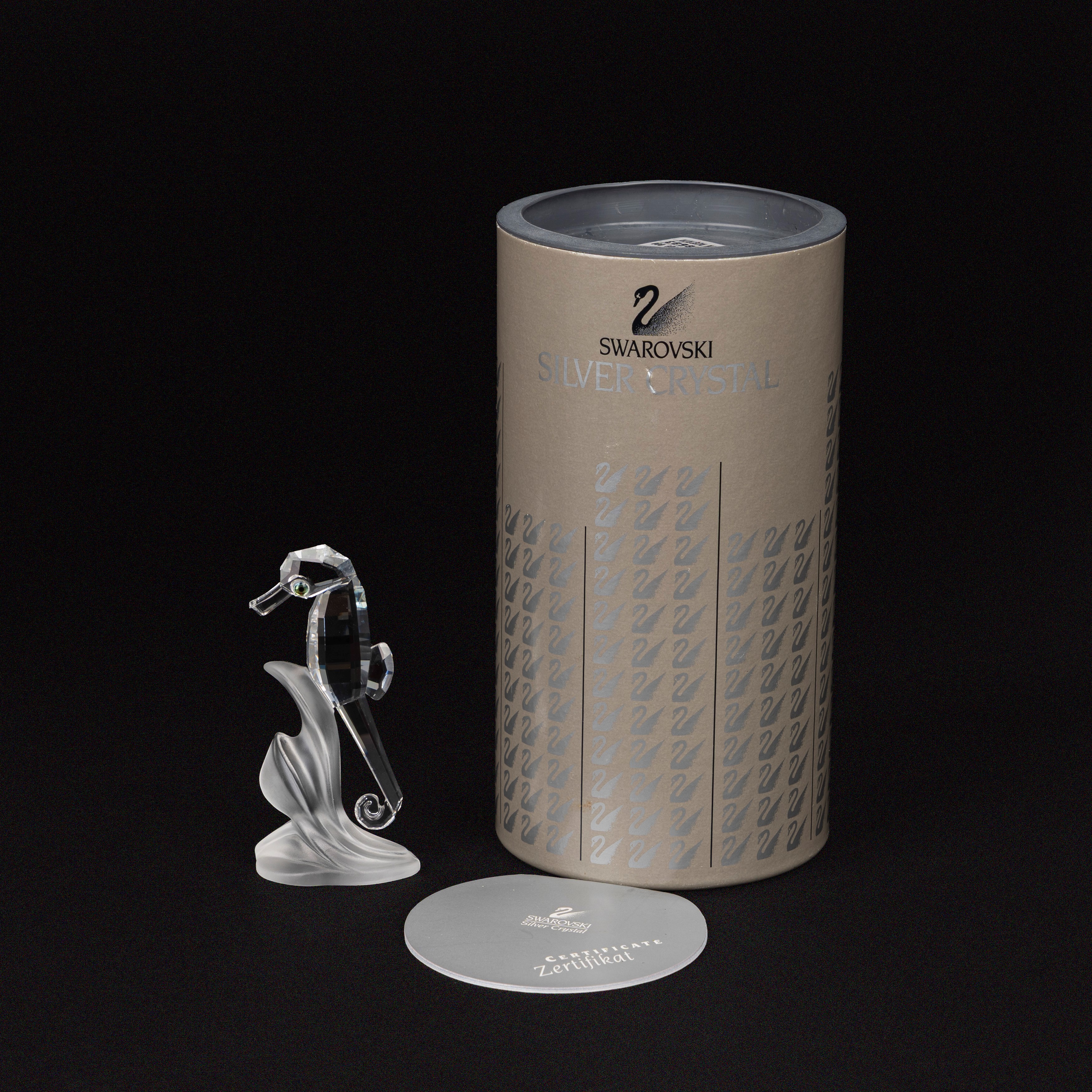 Swarovski - Cavalluccio marino in cristallo della serie “South see grouping/Acquatic World” (n. 1...