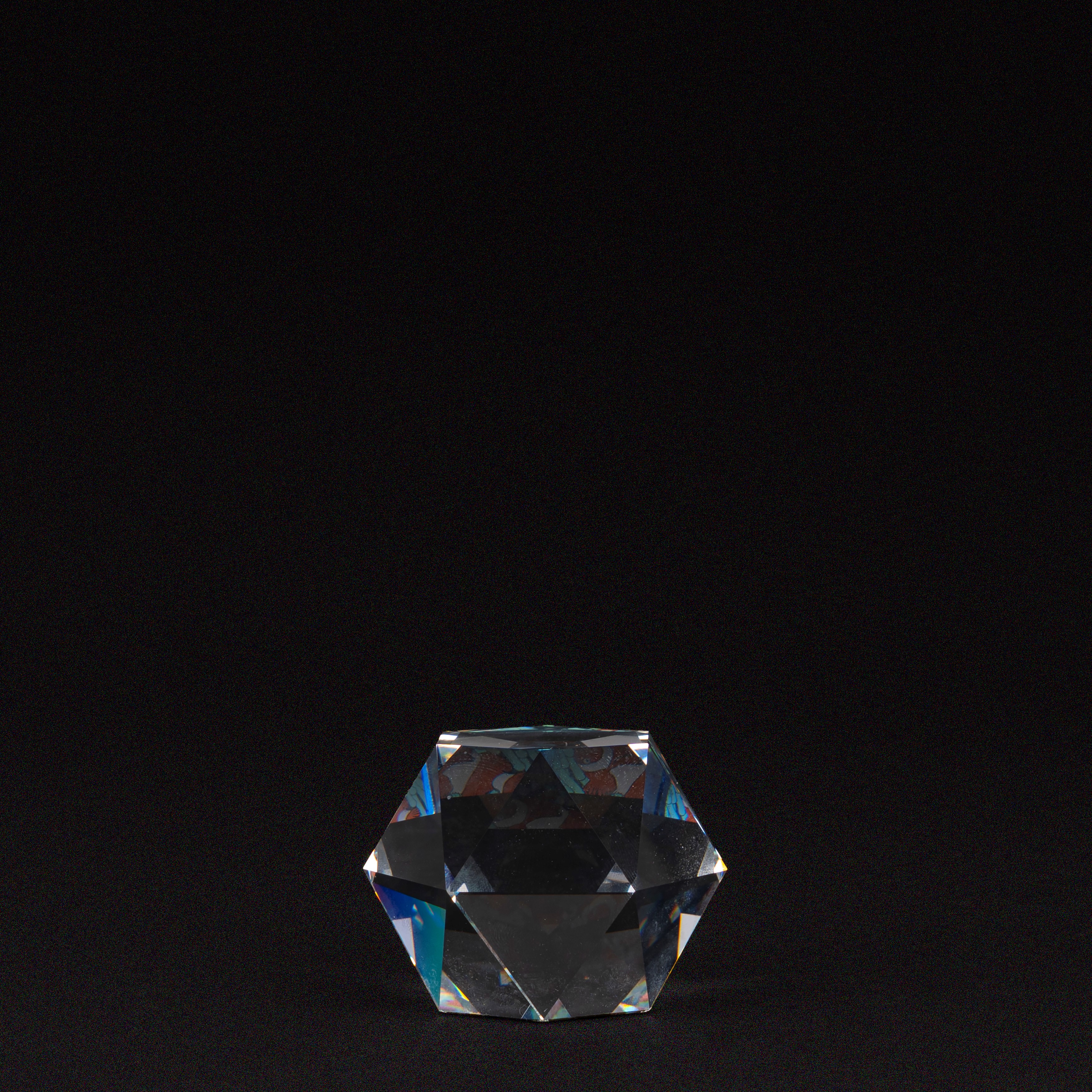 Swarovski - Fermacarte poligonale con pesce pagliaccio