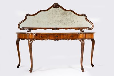 Console con specchiera, Veneto, fine secolo XIX
