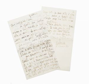 [D'Annunzio, Gabriele]  - Lettera
