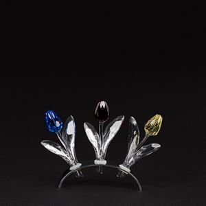 Tulipano blu, Tulipano rosso; e Tulipano giallo