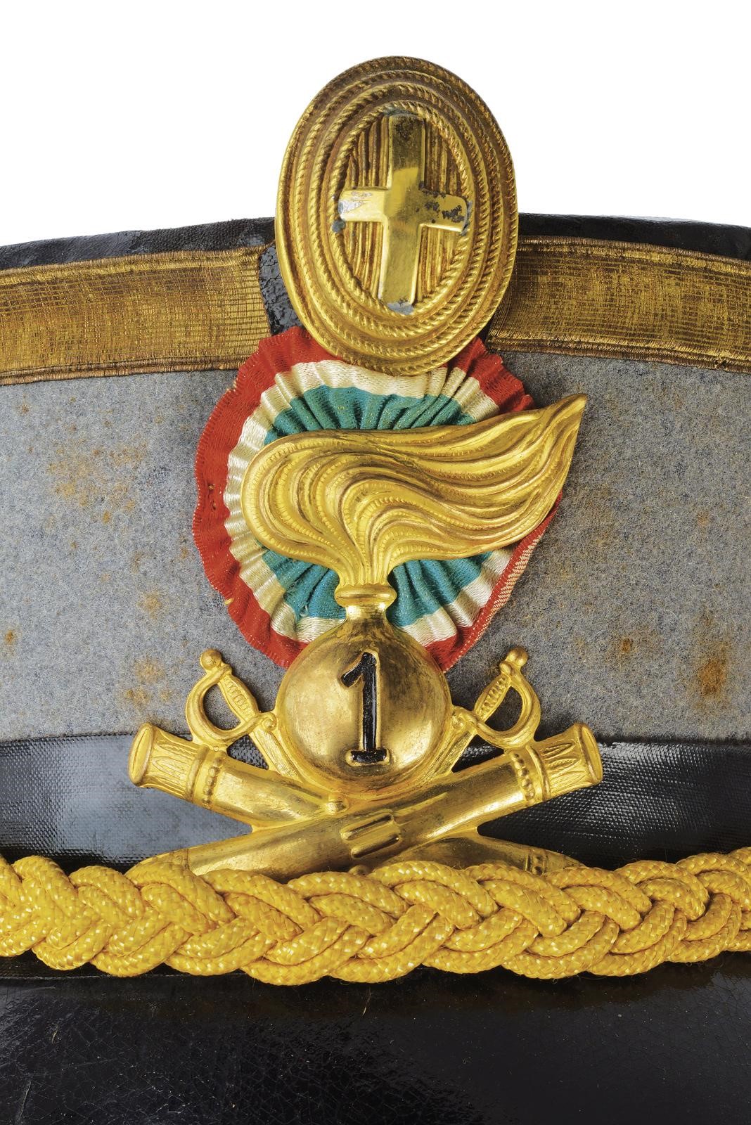 Regno d'Italia, Kepi grigioverde per artiglieria a cavallo