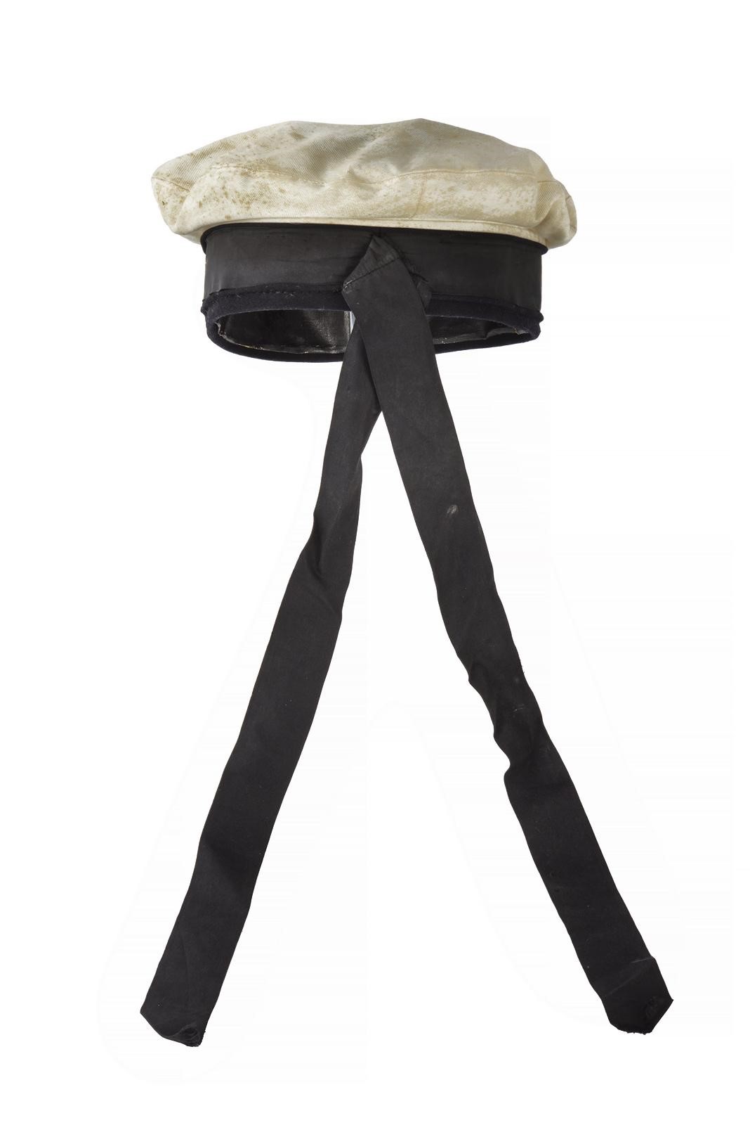Militaria tedesca, Berretto da truppa di marina (Kriegsmarine) in panno bianco, 1933-1945