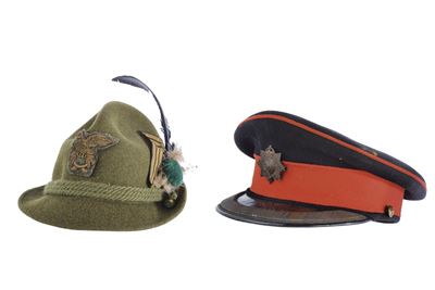 Inghilterra, Berretto militare in panno nero con fregio “HAMPSHIRE”