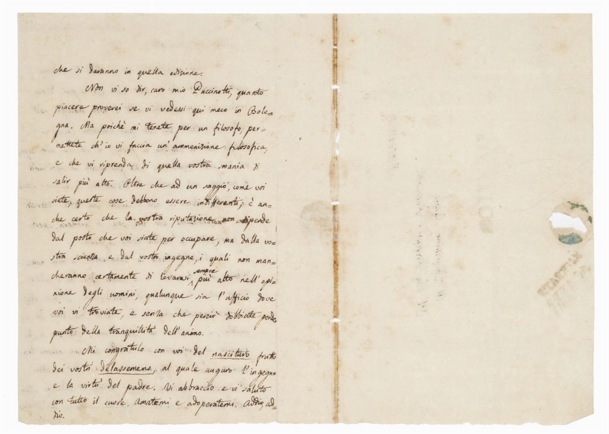 Giacomo Leopardi - Lettera