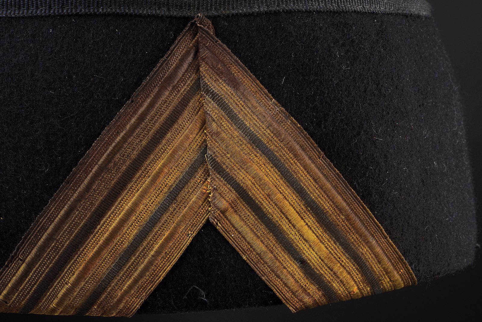 Replica di fez da comandante “Milmart”, feltro e seta, seconda metà del XX secolo