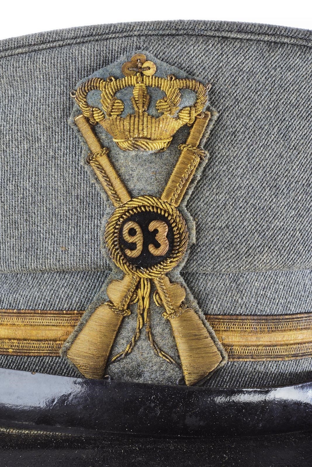 Regno d'Italia, Berretto Mod. 1934 da sottotenente del 93° Reggimento