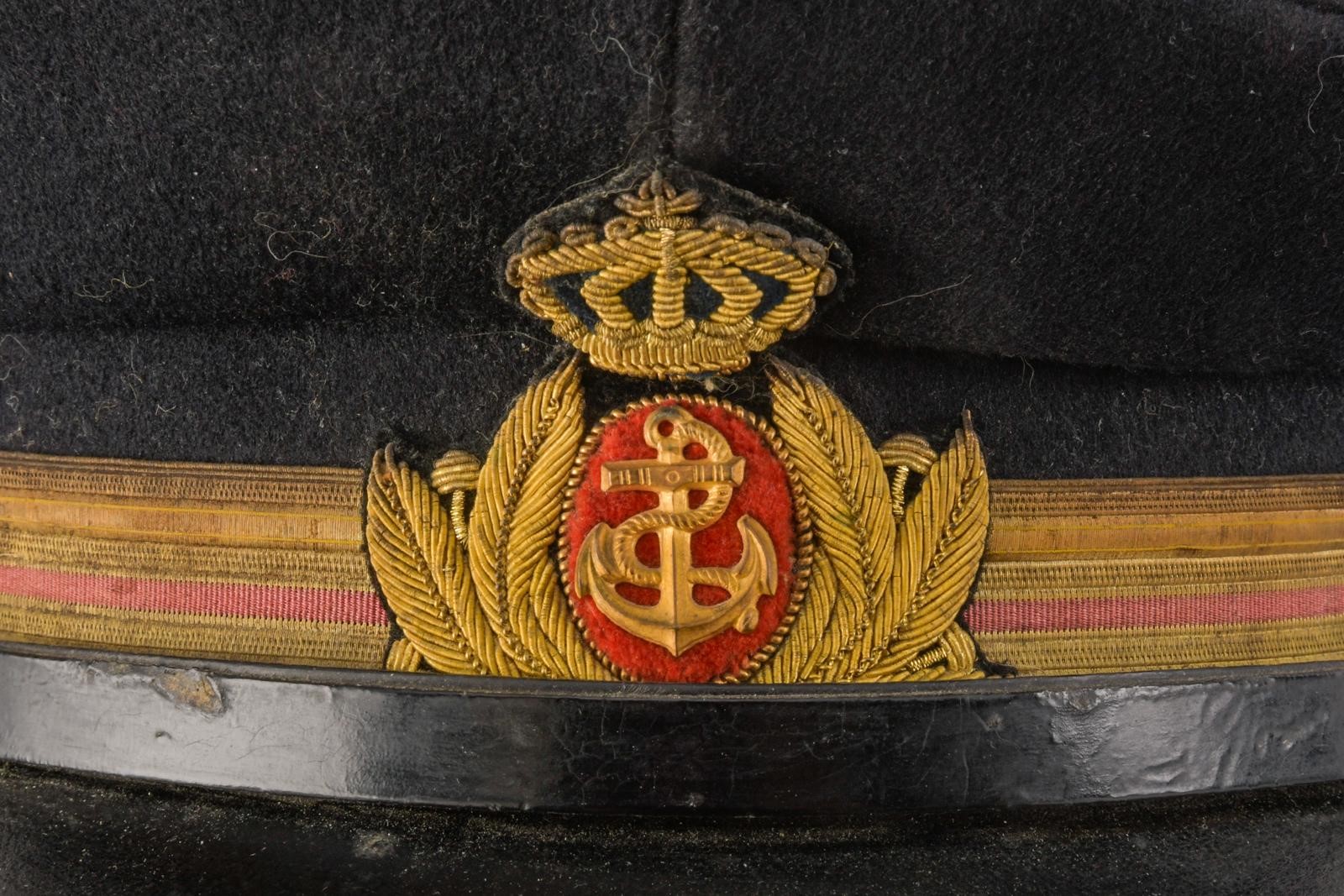 Regno d’Italia, Berretto da ufficiale della Regia Marina