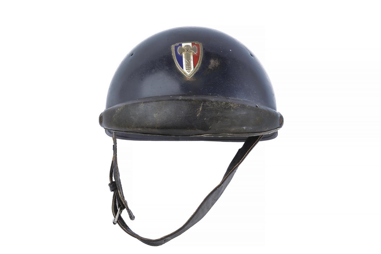 Elmetto M 35 del Governo di Vichy, Francia (circa 1941)