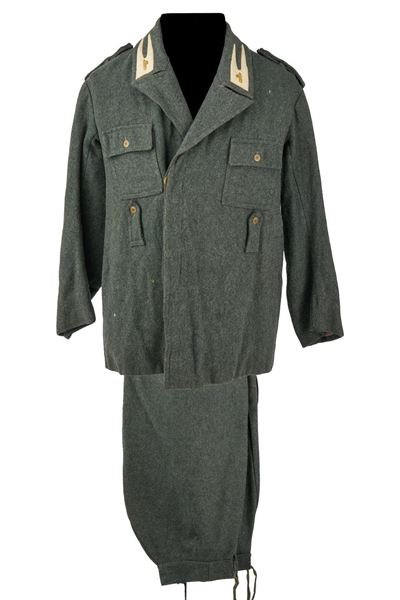 Uniforme da ufficiale MVSN, seconda metà del XX secolo, panno grigioverde