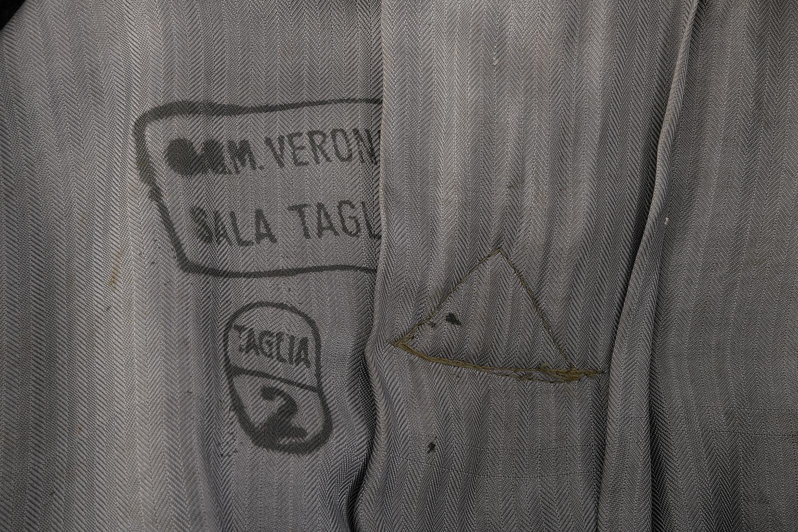 Cappotto militare, panno grigioverde tipo lana, prima metà del XX secolo