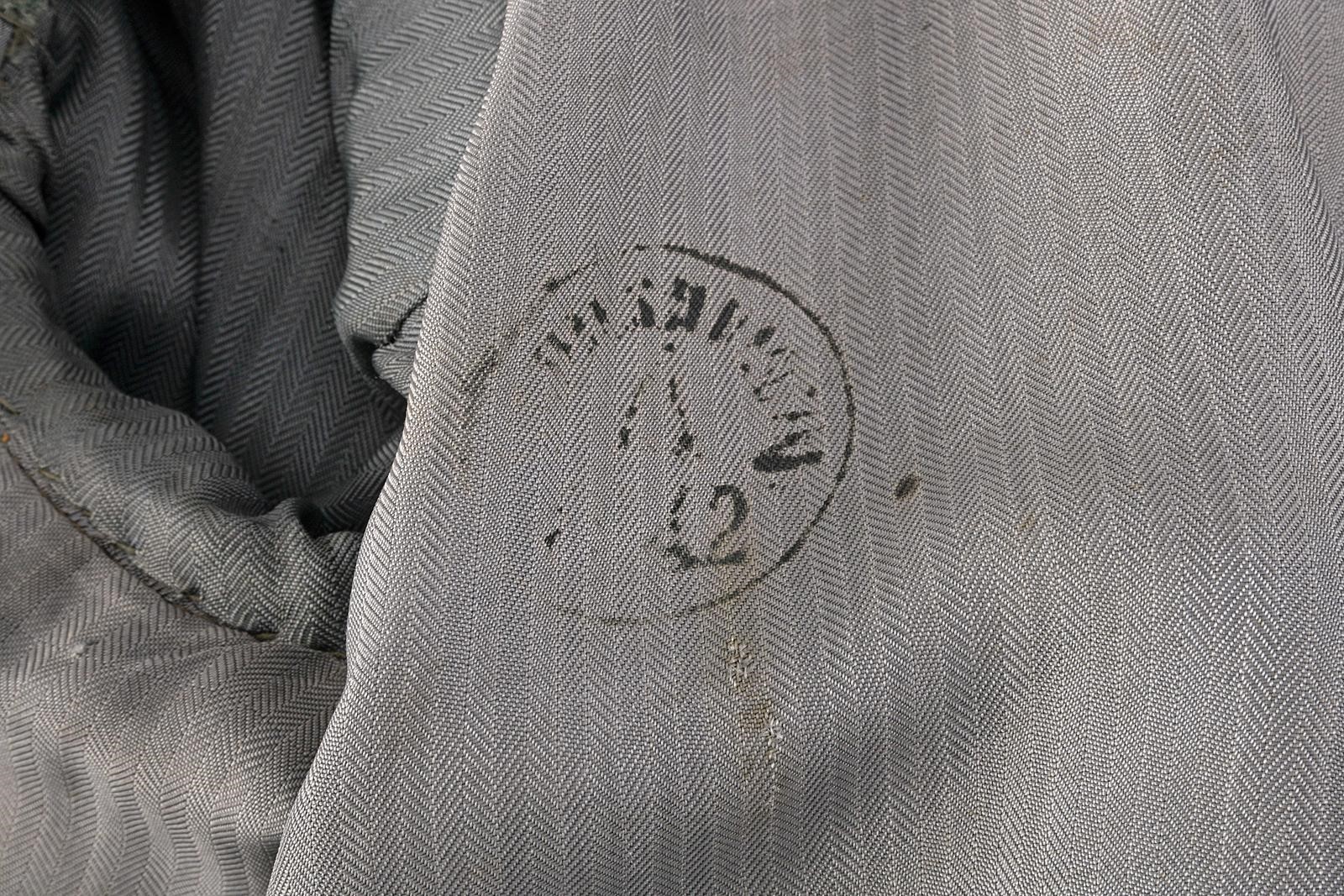 Cappotto militare, panno grigioverde tipo lana, prima metà del XX secolo