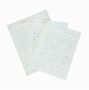 Bizio, Bartolomeo - Lettere