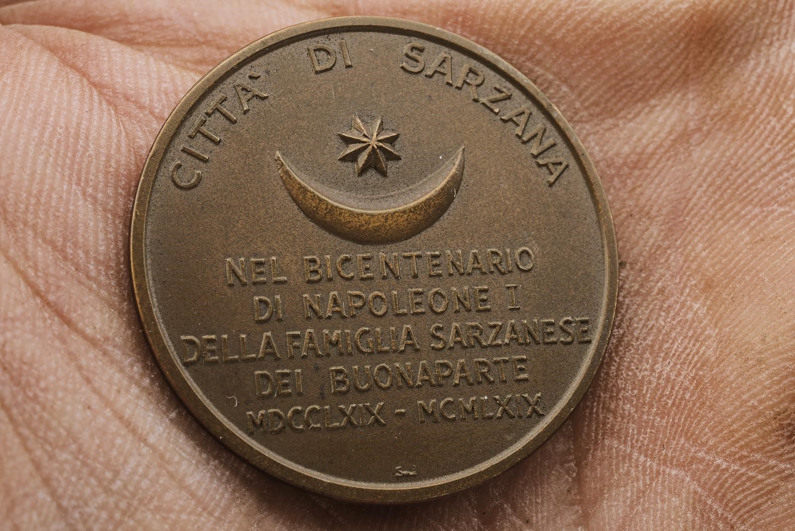 Lotto di medaglie a tema napoleonico, rame/bronzo e peltro (metallo bianco), XIX/XX secolo