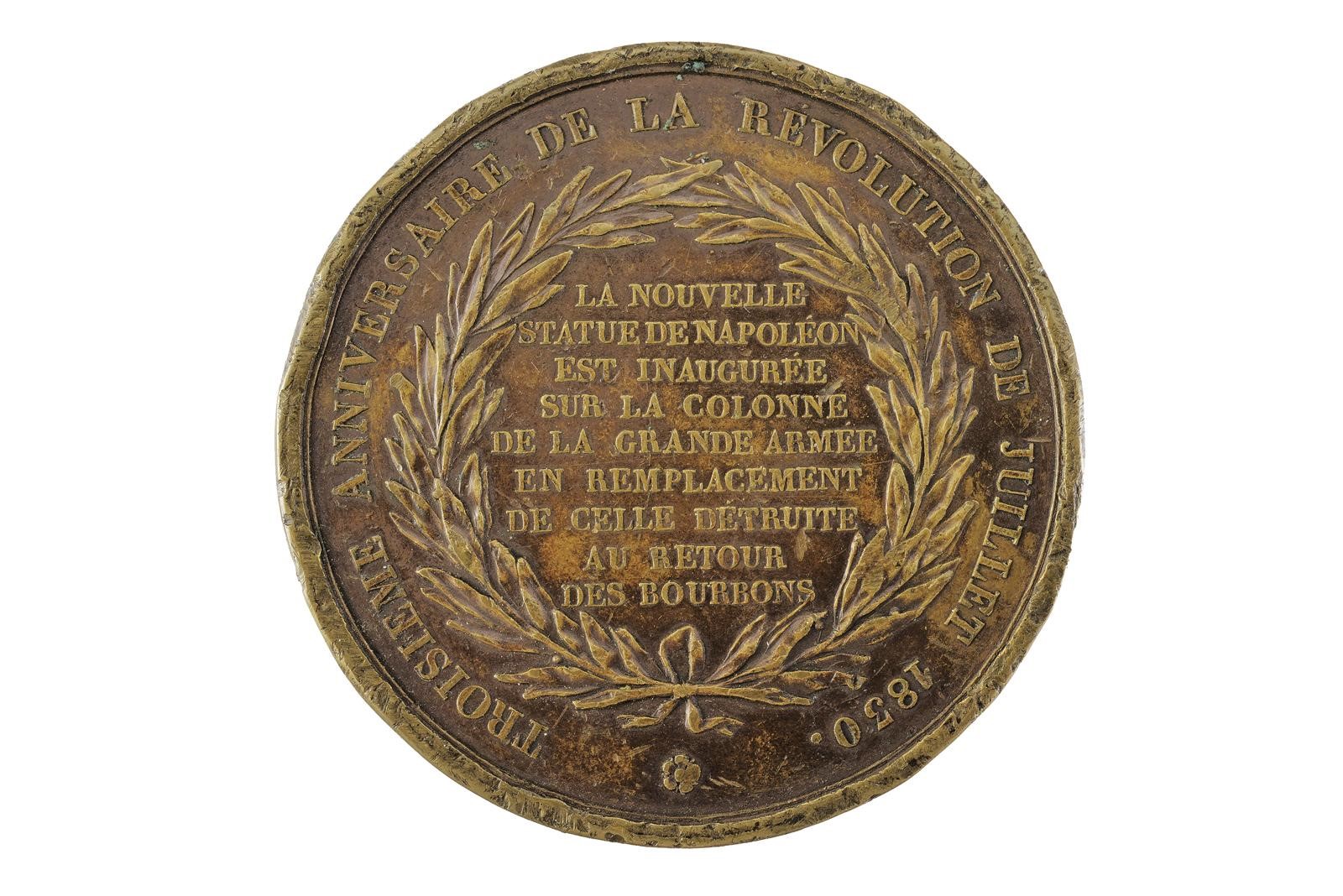 Francia, Inaugurazione della nuova statua di Napoleone e terzo anniversario della Rivoluzione, 18...