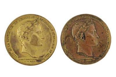 Luigi Filippo (1830-1848), Ritorno delle ceneri di Napoleone agli Invalides, medaglia francese in...