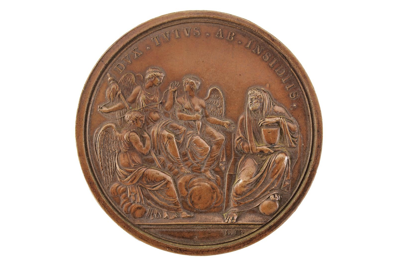 Bonaparte, Terzo anno di Presidenza della Repubblica Italiana (1802-1805), medaglia in bronzo