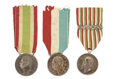 Medaglie commemorative dell’Unità d’Italia, Vittorio Emanuele II e Umberto I, Regno d’Italia