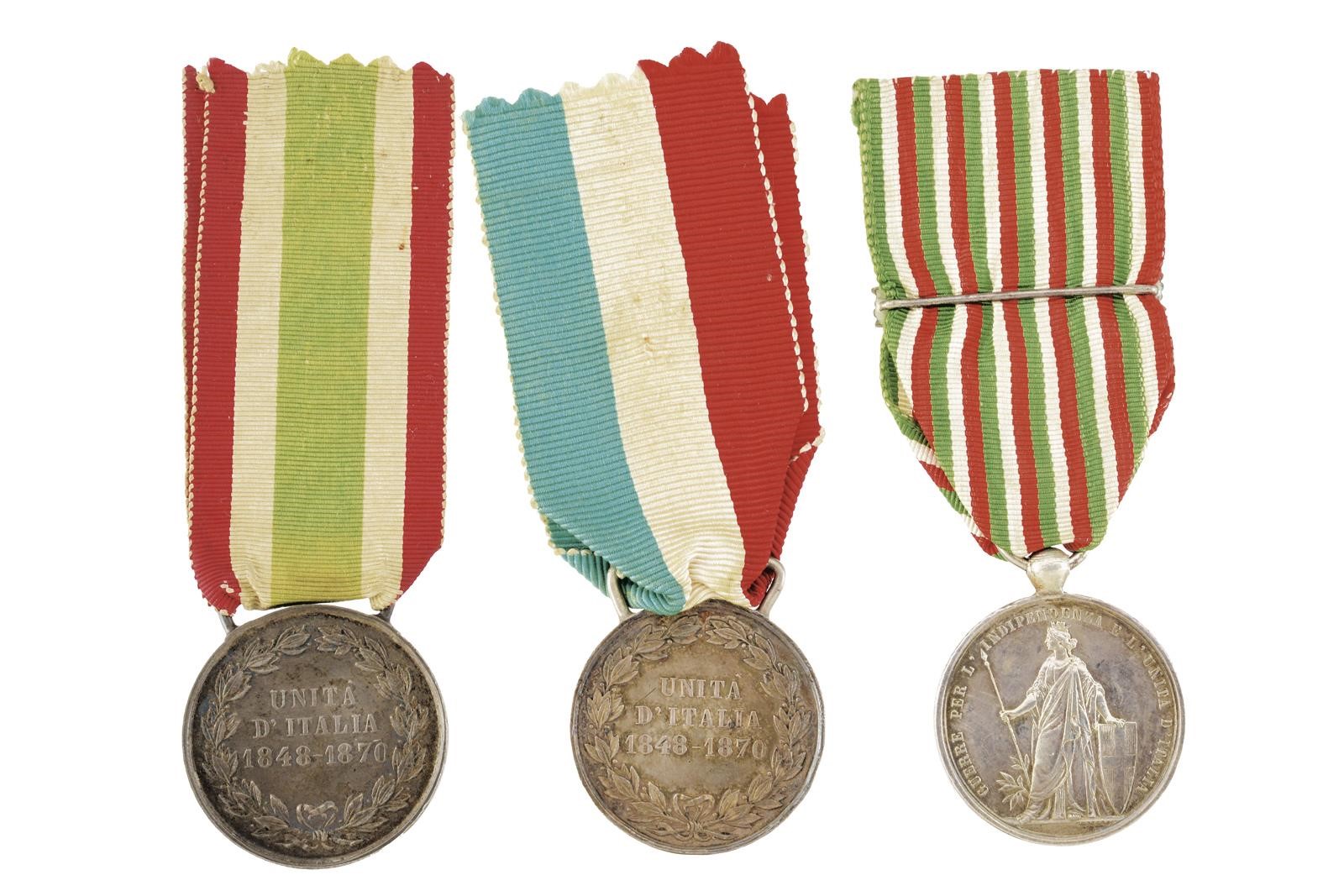 Medaglie commemorative dell’Unità d’Italia, Vittorio Emanuele II e Umberto I, Regno d’Italia
