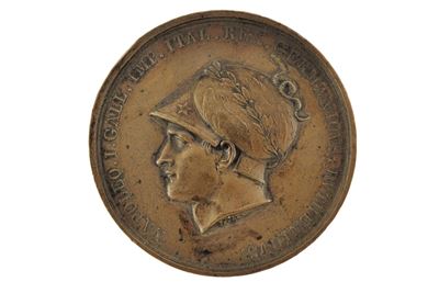 Napoleone I Imperatore (1804-1814), Presa di Vienna, medaglia in bronzo, diametro 42 mm (1805)