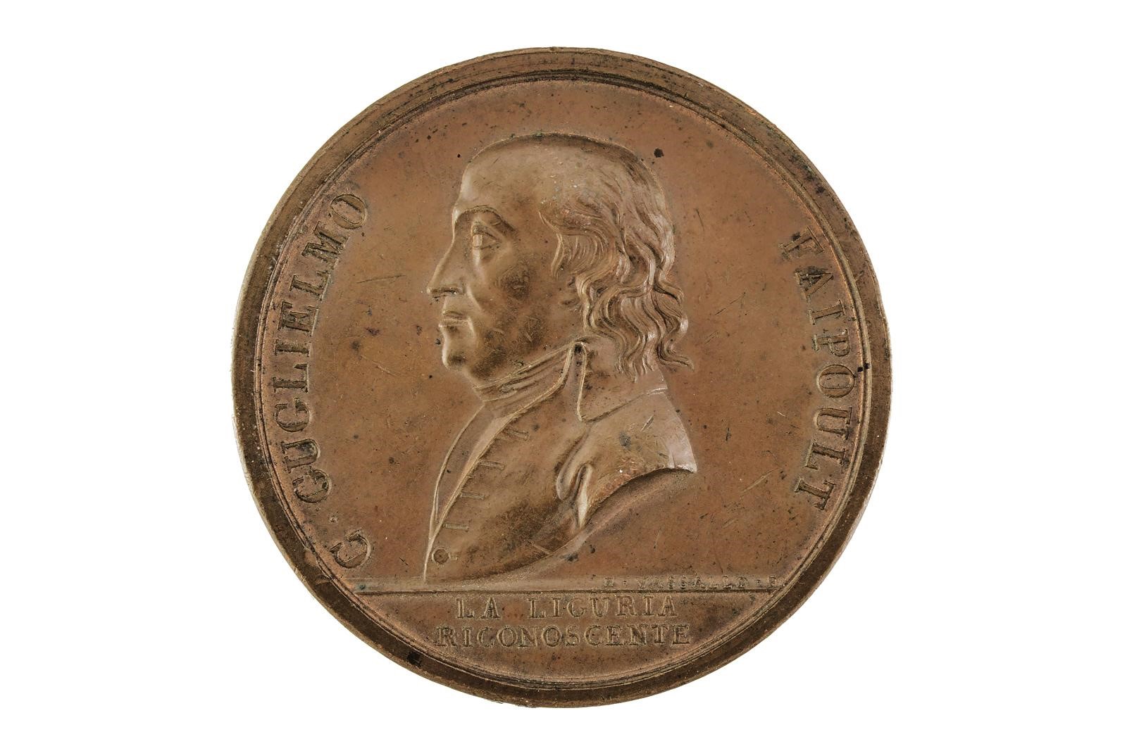 Medaglia, Costituzione della Repubblica Ligure (1797), bronzo