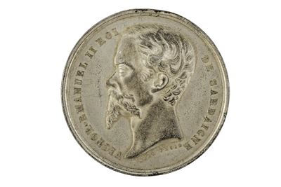 Regno di Sardegna, Spedizione in Crimea commemorativa di Vittorio Emanuele II (1855), diametro 59...