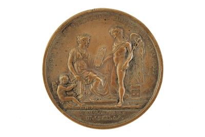 Napoleone Primo Console (1796-1804), Comizi di Lione, medaglia in bronzo, diam. 54 mm (1802)