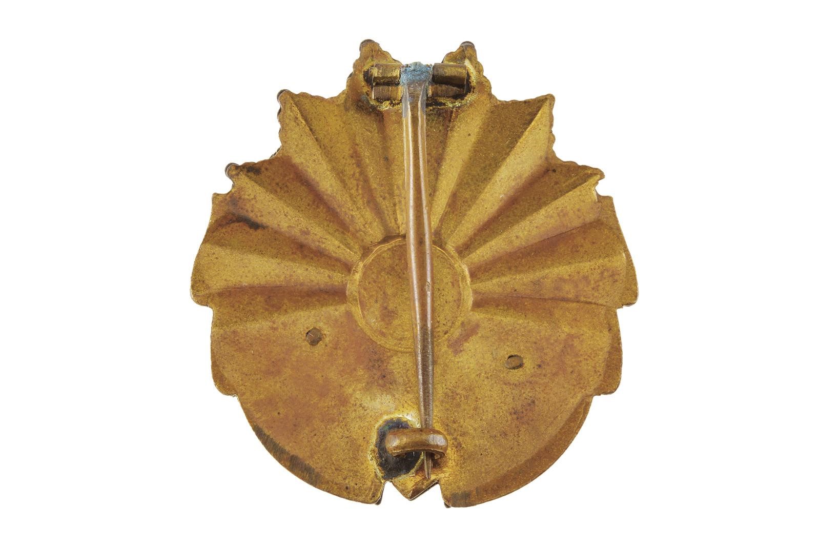 Medaglia, terzo quarto del XX secolo, metallo smaltato