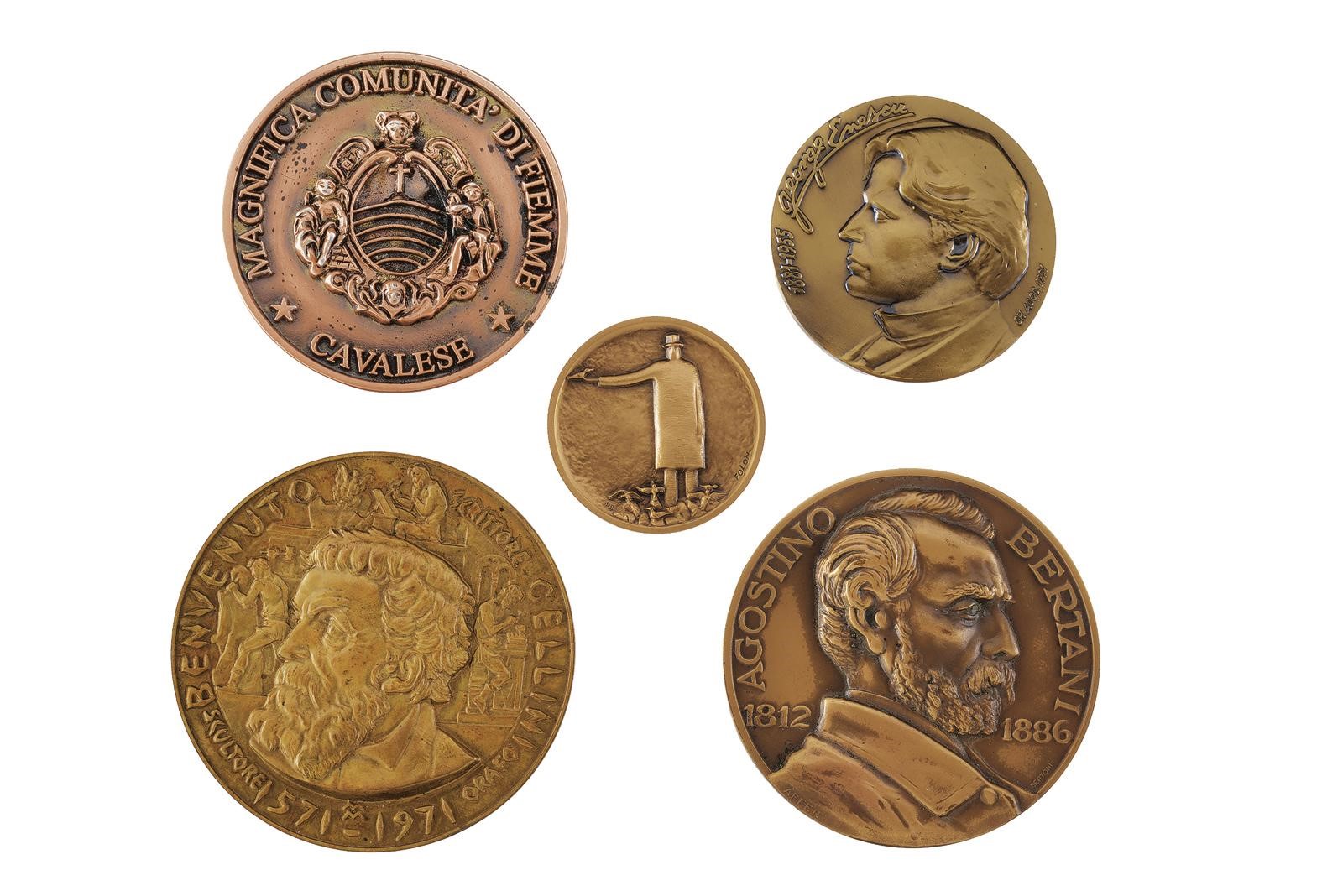 Italia, Collezione di circa sessanta medaglie, seconda metà del XX secolo