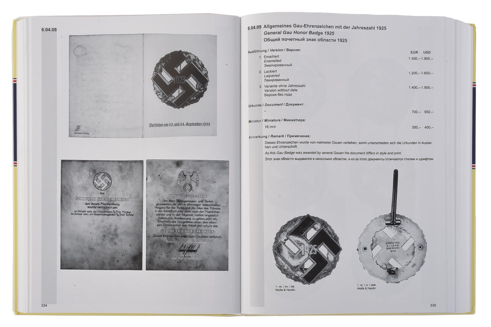Detlev Niemann, Bewertung Katalog Deutschland 1871-1945