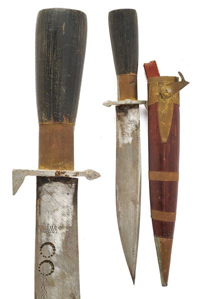Balcani, Coltello con lama a un filo e incisioni geometriche