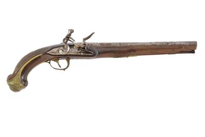 Militaria dei Balcani, Pistola a pietra con batteria a focaia, calibro 15 mm