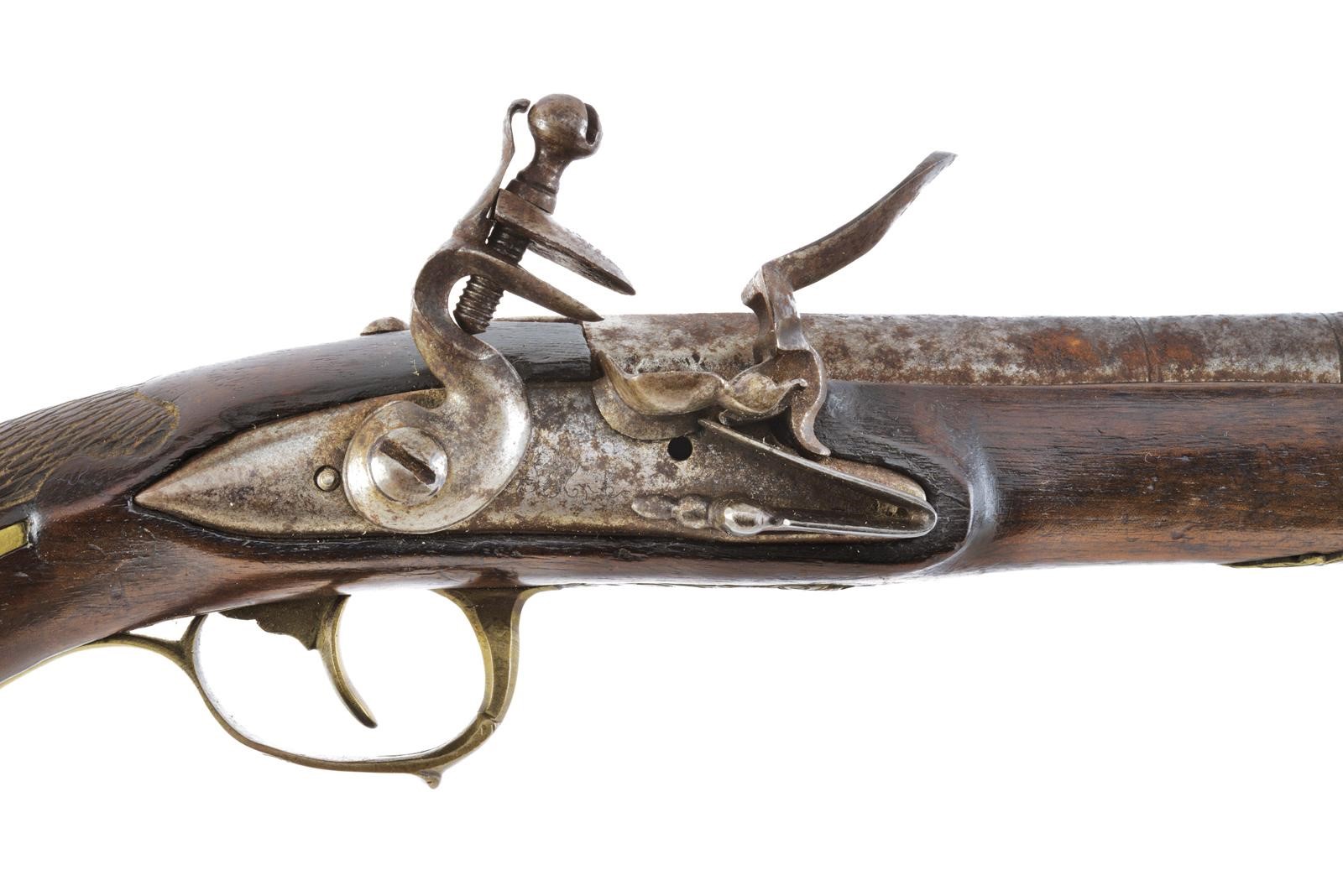Militaria dei Balcani, Pistola a pietra con batteria a focaia, calibro 15 mm