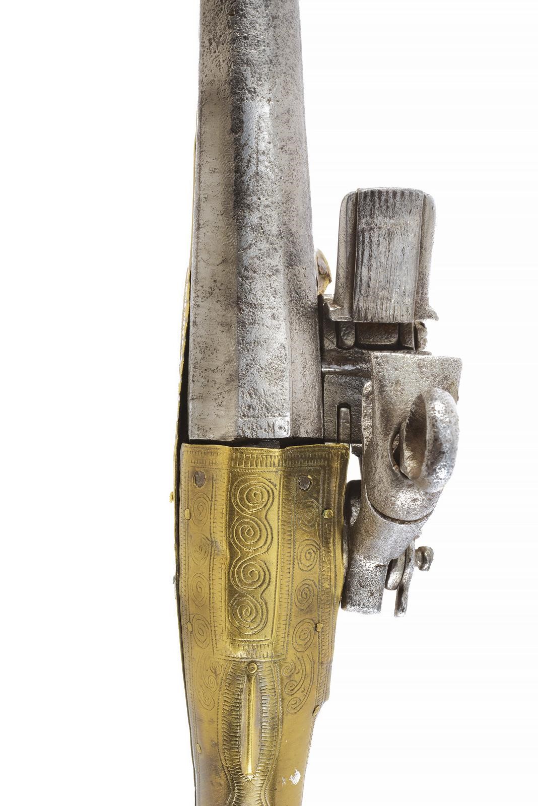 Arma da fuoco balcanica, pistola a pietra focaia alla morlacca, cal. 14 mm
