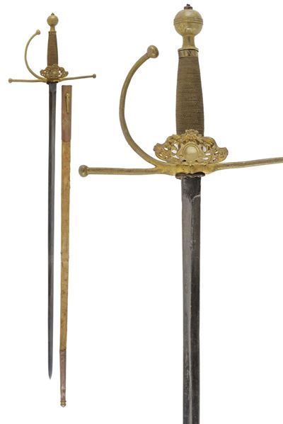Replica di spada da lato, lama a sezione di losanga